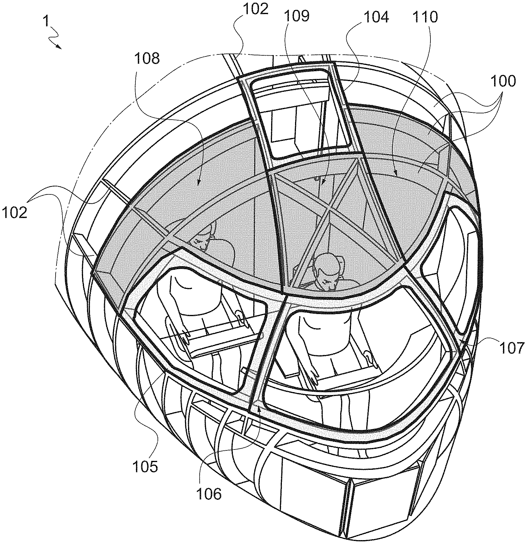 Wall covering panel for an aircraft with integrated insulation