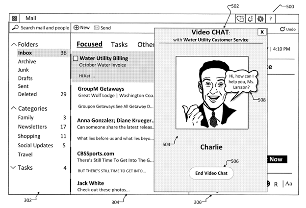 Microsoft Patent a Method for Chat-Enabled Messaging