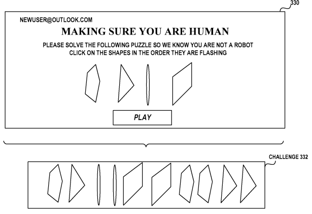 Microsoft Files a Patent on a System for Presenting a Gamified Challenge to Detect a Non-Human User