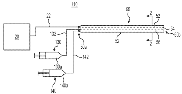 medical device with the propellant fluid