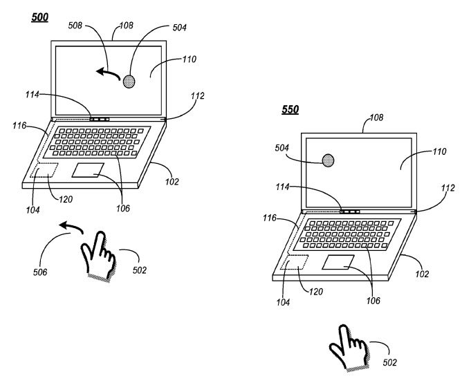 Intel Patent Notebook Hinge Sensors