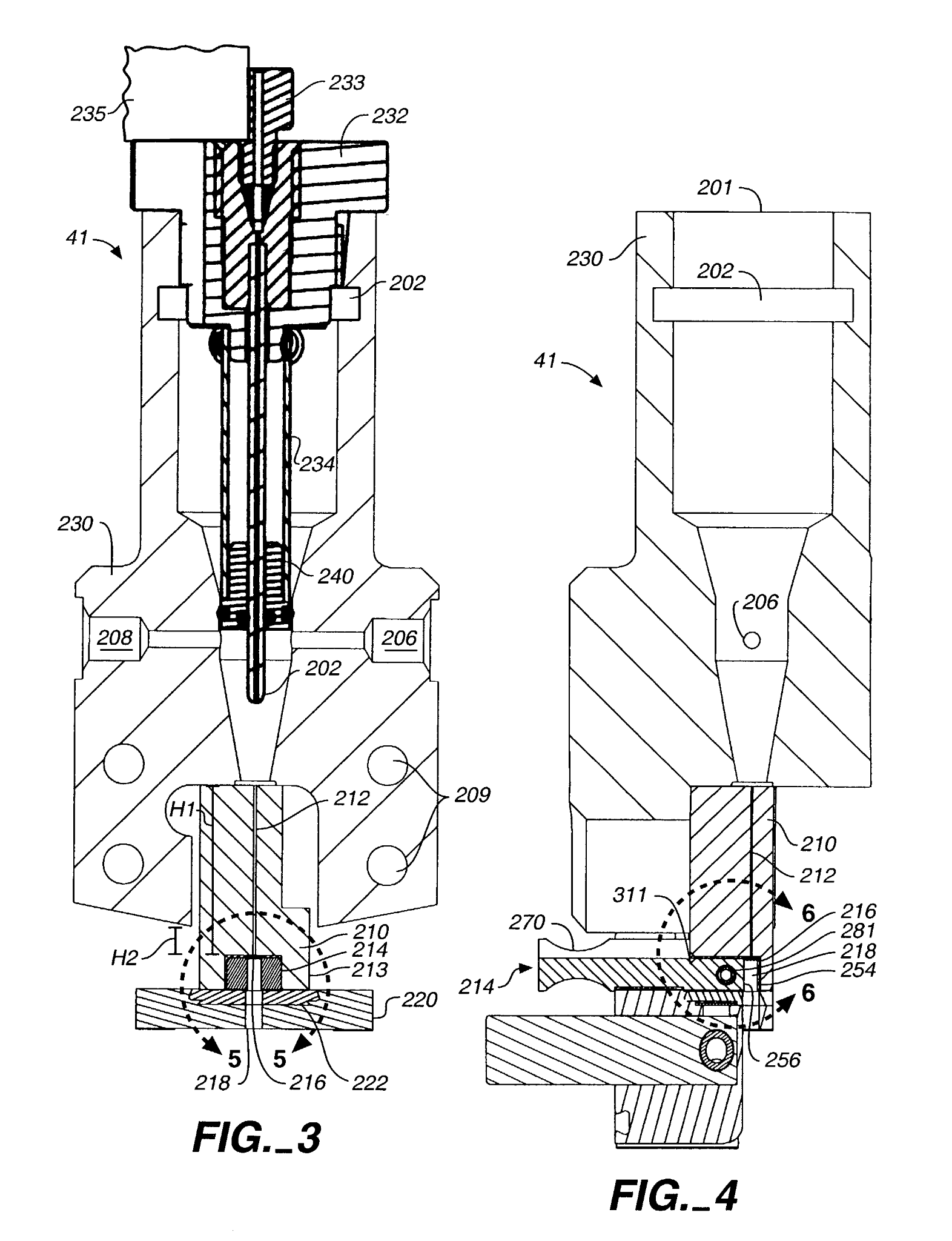 Fixed Mounted Sorting Cuvette with User-Replaceable Nozzle