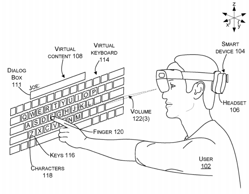 Microsoft Eyes a Patent for Virtual Keyboard Engagement