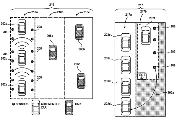 Autonomous Driving Assisted By a Roadway Navigation Broadcast