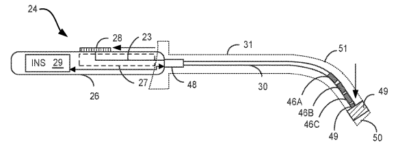 Implantable Electrical Stimulator with a Deflecting Tip Lead