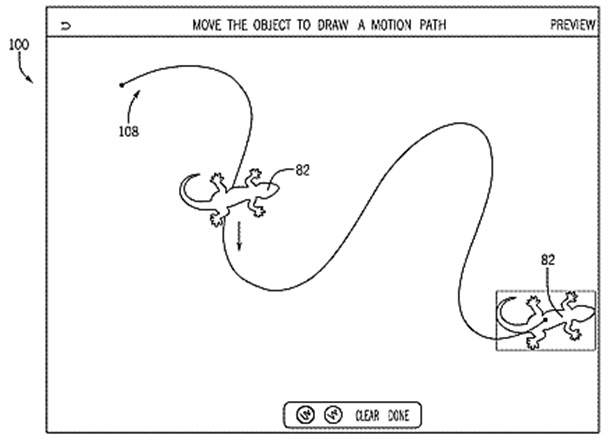 Apple Seeks to Patent a Method for Adding Hand Drawn Animation Motion Paths