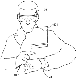 Patent on a Wristwatch Based Interface for Augmented Reality Eyewear