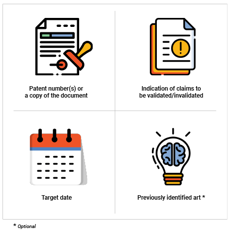 Information Required for Patent Invalidity Search