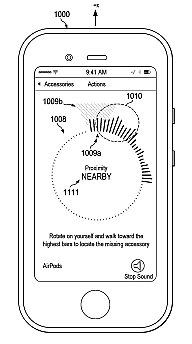 Apple Wants to Patent a Method for Locating a Wireless Accessory Device