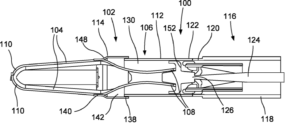 Hemostasis Clip with a Collapsible Capsule