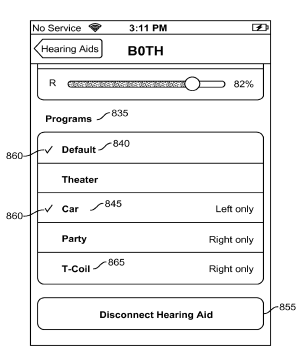 Apple Eyes a Patent for Remotely Controlling a Hearing Device