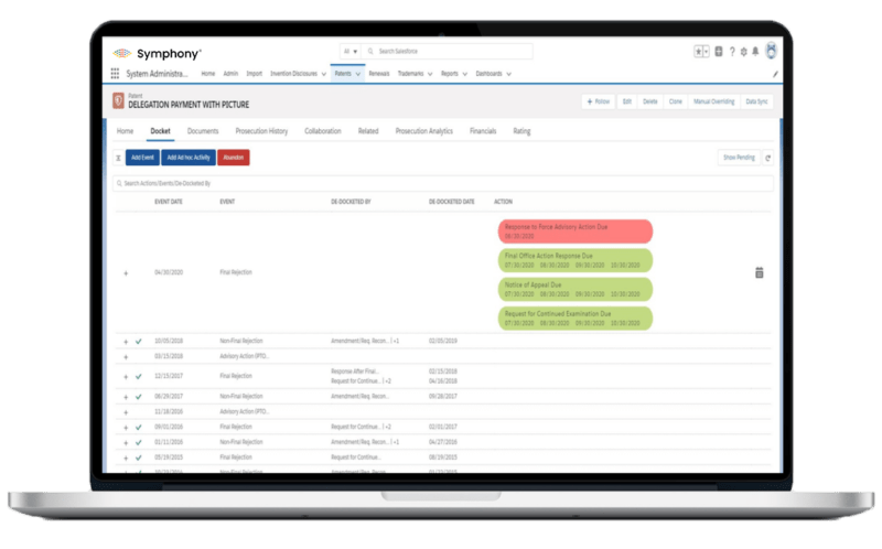 Symphony Docketing