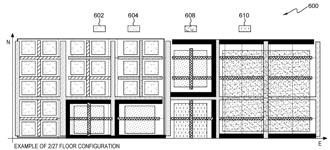 Method for Managing Building Floor Plans Using Retractable Partitions