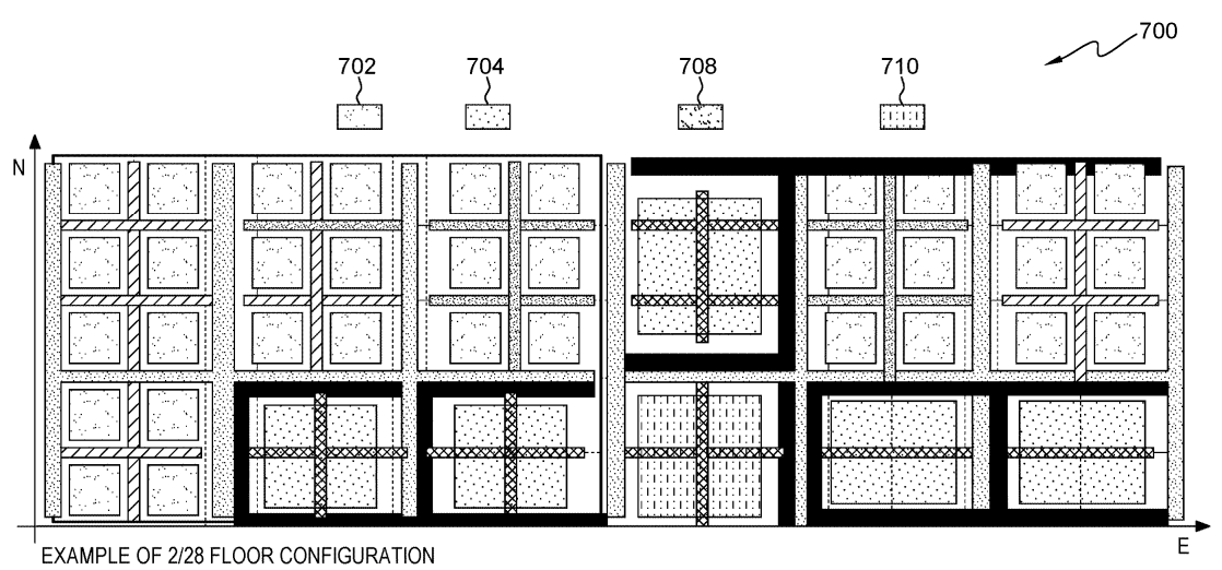 Floor Plans Using Retractable Partitions