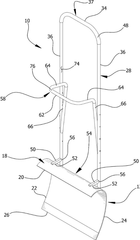 two handled shovels 1