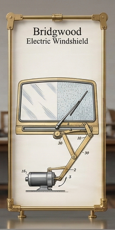Electric Windshield Cleaner by Charlotte A Bridgwood
