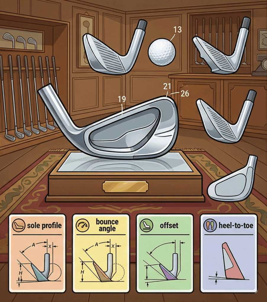 Correlated golf club set