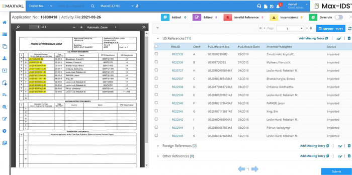 Max-IDS Reference Picker